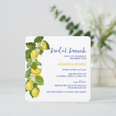 Limone I Italiaans Citroen & Blauwe Tegel Douche U Kaart (Staand voorkant)