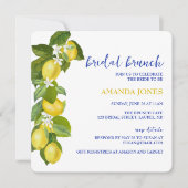 Limone I Italiaans Citroen & Blauwe Tegel Douche U Kaart (Voorkant)