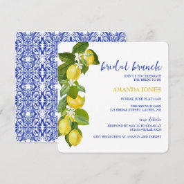 Limone I Italiaans Citroen & Blauwe Tegel Douche U Kaart