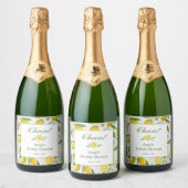 Limonen Main Squeeze Champagne Fles Label Sparkling Wijnetiket (Flessen)