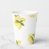 Limonen squeeze wit papieren bekers (Achterkant)