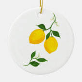 Limoni - kerstversiering voor de Lemons Keramisch Ornament (Voorkant)