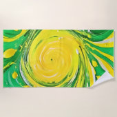 Limoon Tornado Ontwerp Strandlaken (Voorkant)