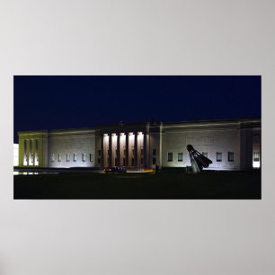 Limousine bij het Nelson-Atkins Museum of Art Poster