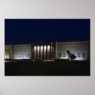 Limousine bij het Nelson-Atkins Museum of Art Poster
