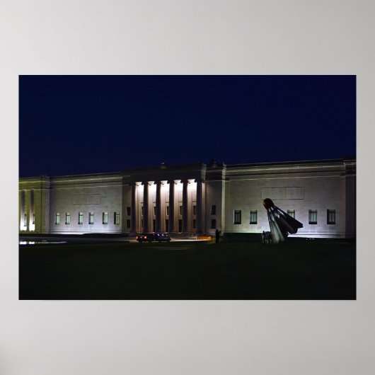 Limousine bij het Nelson-Atkins Museum of Art Poster (Voorkant)