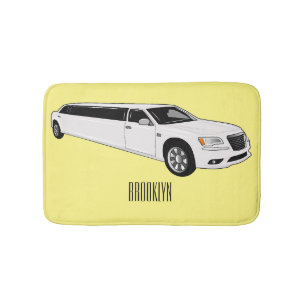 Limousine cartoon illustratie badmat