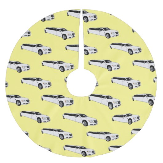 Limousine cartoon illustratie kerstboom rok (Voorkant)