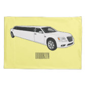 Limousine cartoon illustratie kussensloop (Achterkant)