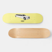 Limousine cartoon illustratie persoonlijk skateboard (Horizontaal)