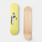 Limousine cartoon illustratie persoonlijk skateboard (Voorkant)