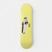 Limousine cartoon illustratie persoonlijk skateboard (Voorkant)