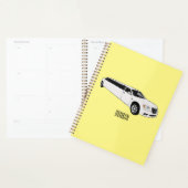 Limousine cartoon illustratie planner (Display)