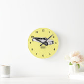 Limousine cartoon illustratie ronde klok (Huis)