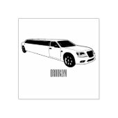 Limousine cartoon illustratie rubberstempel (Afrduk)