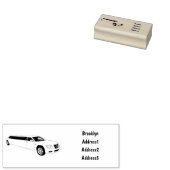 Limousine cartoon illustratie rubberstempel (Gestempeld)