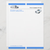 Limousine Letterhead Custom Briefhoofd (Voorkant / Achterkant)
