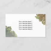 Limousine Limo & Auto Service Glam Glitter Visitekaartje (Achterkant)