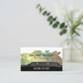 Limousine Limo & Auto Service Glam Glitter Visitekaartje (Staand voorkant)