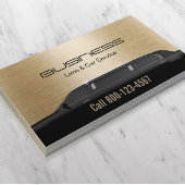 Limousine Limo & Auto Service Modern Gold Visitekaartje