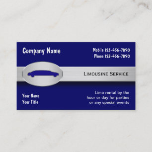 Limousine Service Visitekaartjes