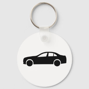 Limousine Silhouette Sleutelhanger