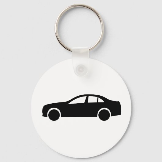 Limousine Silhouette Sleutelhanger (Voorkant)