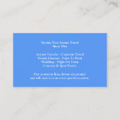 Limousine Visitekaartje (Achterkant)