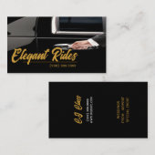 Limousines Car Services Driver Business Card Visitekaartje (Voorkant / Achterkant)