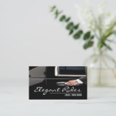 Limousines Limo Car Services Driver Business Card Visitekaartje (Staand voorkant)