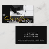 Limousines Limo Car Services Driver Visitekaartje (Voorkant / Achterkant)
