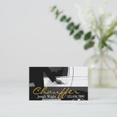 Limousines Limo Car Services Driver Visitekaartje (Staand voorkant)