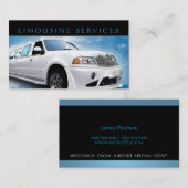 Limousines, Limo Services, Visitekaartje voor driv (Voorkant / Achterkant)