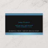 Limousines, Limo Services, Visitekaartje voor driv (Achterkant)