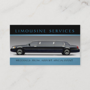 Limousines, Limo Services, Visitekaartje voor driv