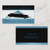 Limousines, Limo Services, Visitekaartje voor driv (Voorkant / Achterkant)