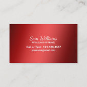 Limousineservice Visitekaartje (Achterkant)