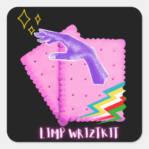 Limp Wristkit Vierkante Sticker