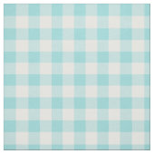 Limpet Shell Aqua & White Gingham Check Stof (Swatch)