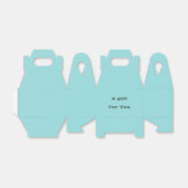 Limpet Shell Blauw Groen Lente Seizoen Effen Kleur Bedankdoosjes (Uitgevouwen)