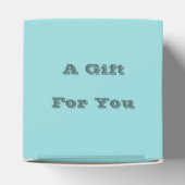 Limpet Shell Blauw Groen Lente Seizoen Effen Kleur Bedankdoosjes (Bovenkant)