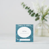 limpiezas de albercas vierkante visitekaartje (Staand voorkant)