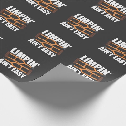 "Limpin is niet makkelijk om goed te krijgen, geef Cadeaupapier (Hoek)