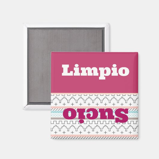 Limpio/Sucio Magneet (Voorkant / Achterkant)