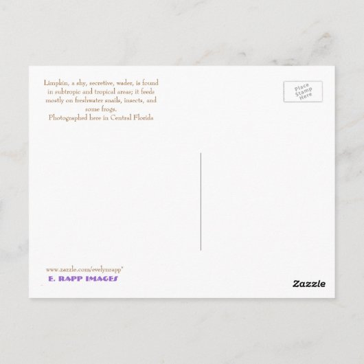 LImpkin Briefkaart (Achterkant)