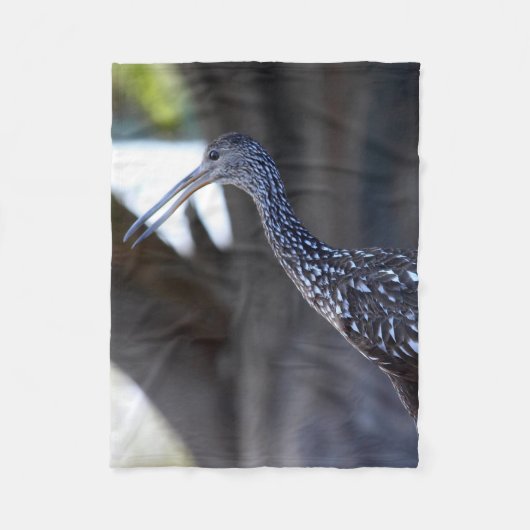 Limpkin, The Crying Bird Fleece Deken (Voorkant)