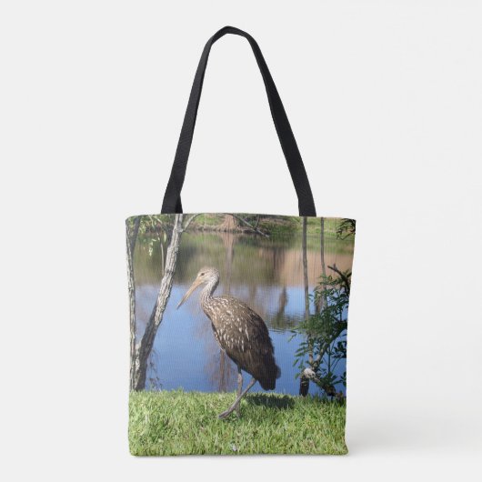 Limpkin - Wildlife-foto - Canvas tas (Achterkant)