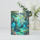 Limu-poelen Niue Briefkaart (Staand voorkant)