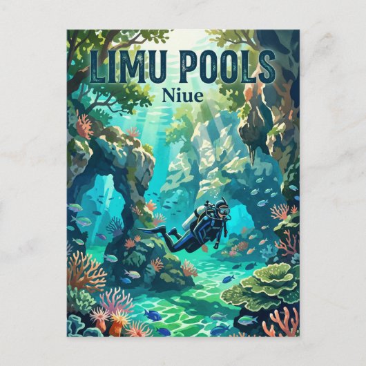 Limu-poelen Niue Briefkaart (Voorkant)