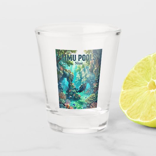 Limu-poelen Niue Shot Glas (Voorkant)